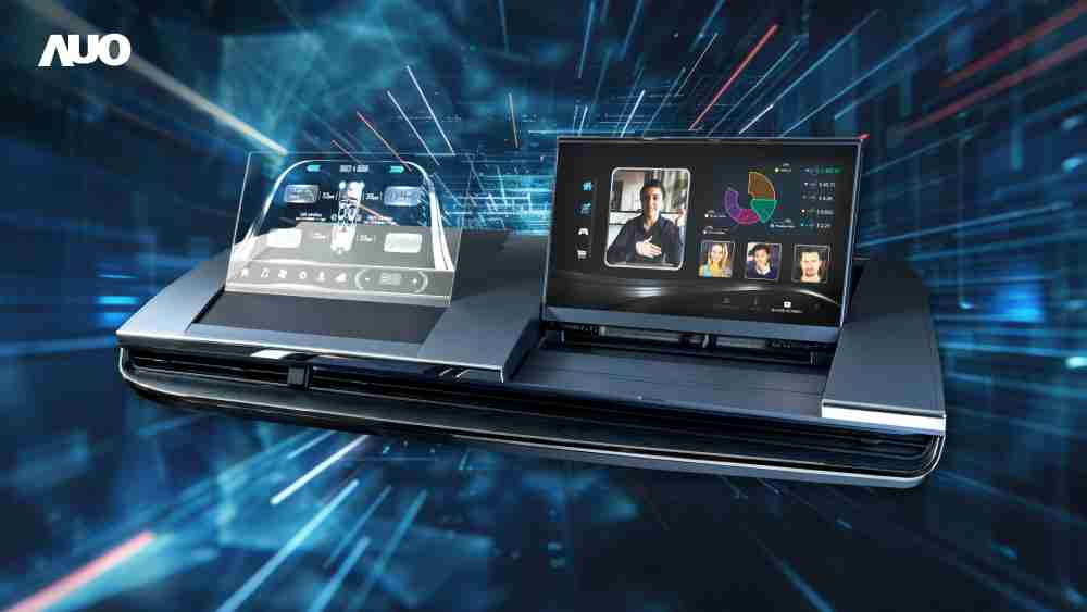 银河集团Micro LED Display HMI解决方案打造透明Micro LED前座仪表，，，呈现信息并保留驾驶视野开阔；亦为副驾驶座乘客打造收放自如的Micro LED屏幕，，，在不影响显示质量的前提于显示区内建镜头，，，让用户能与视讯对象直接眼神接触，，，提供绝佳的双向沟通体验