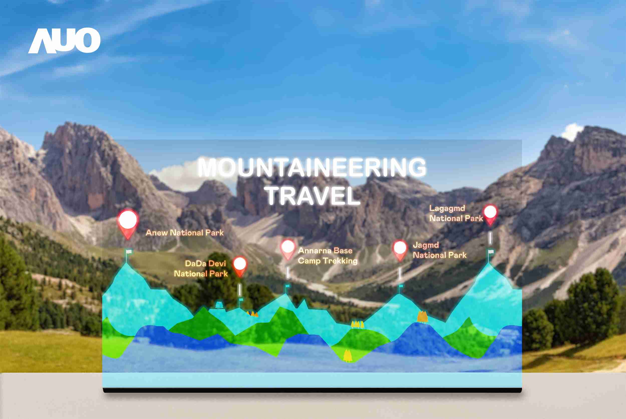 银河集团展示全球单片尺寸最大(*)42吋透明Micro LED显示器拼接而成的〝64吋透明Micro LED显示器〞，，，，具备高透明度、、1,000 nits高亮度、、、广色域、、采用三边无边框的无缝拼接等多重特色，，，呈现超高清、、、、细腻画质而不遮挡后方视觉，，，满足层峰需求，，，，可广泛运用于零售、、、、艺术展览或商业空间等场域